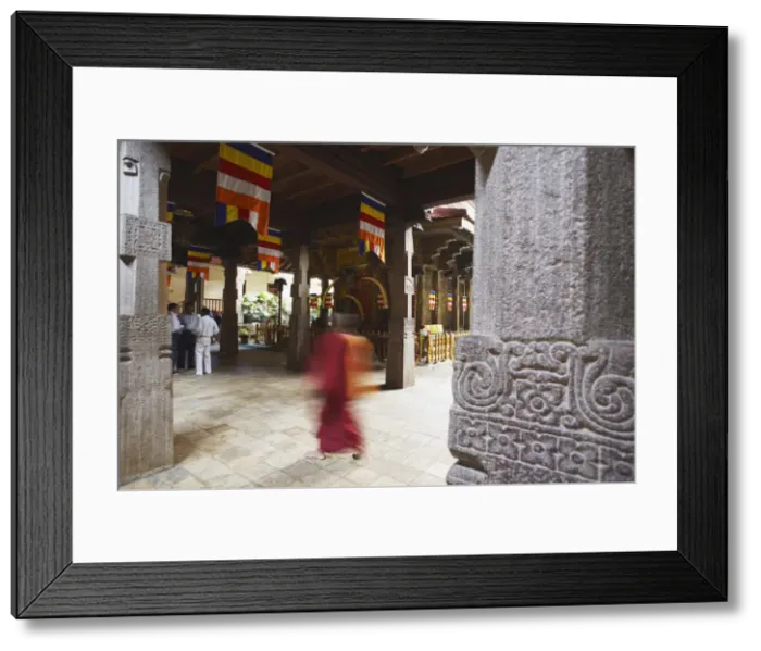 Framed Print : Monk walking in Temple of the Tooth (Sri Dalada Maligawa), Kandy, Sri Lanka, Asia Framed Print : Monk walking in Temple of the Tooth (Sri Dalada Maligawa), Kandy, Sri Lanka, Asia