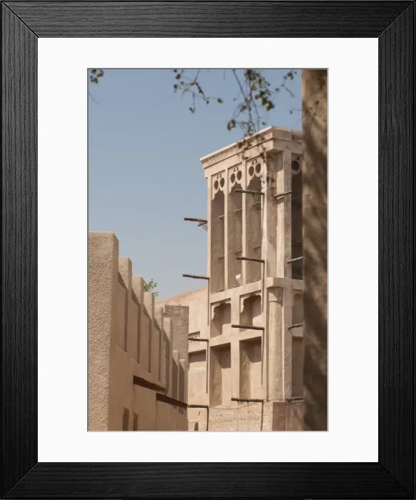 Framed Print : Bastakiya, Dubai, United Arab Emirates, Middle East Framed Print : Bastakiya, Dubai, United Arab Emirates, Middle East