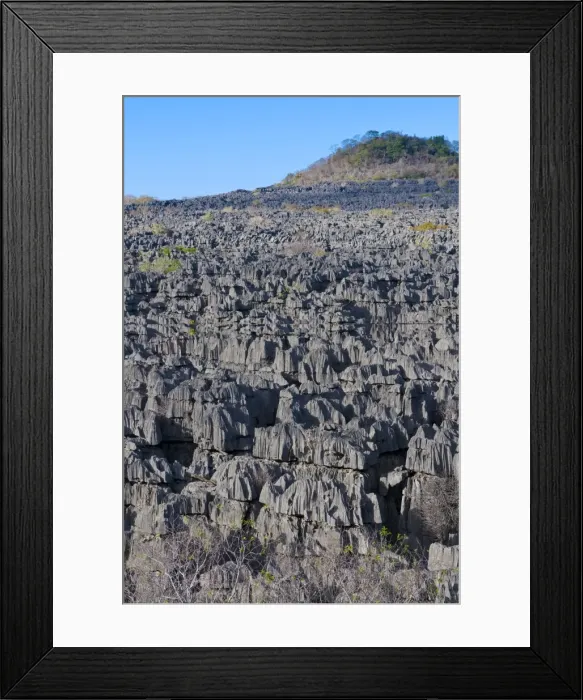 Framed Print : Limestone formations (Tsingys), Ankarana National Park, Madagascar, Africa Framed Print : Limestone formations (Tsingys), Ankarana National Park, Madagascar, Africa