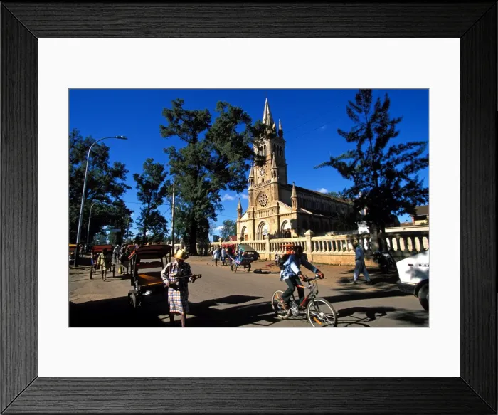 Framed Print : Antsirabe church, Madagascar, Africa Framed Print : Antsirabe church, Madagascar, Africa