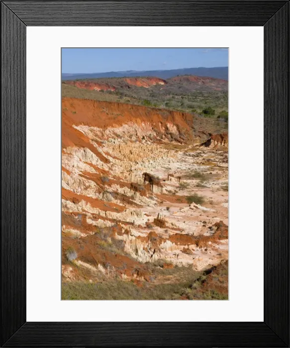 Framed Print : View over the Red Tsingys, sandstone formations, near Diego Suarez (Antsiranana) Framed Print : View over the Red Tsingys, sandstone formations, near Diego Suarez (Antsiranana)