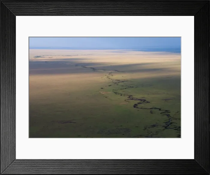 Framed Print : Aerial view, Masai Mara, Kenya, East Africa, Africa Framed Print : Aerial view, Masai Mara, Kenya, East Africa, Africa