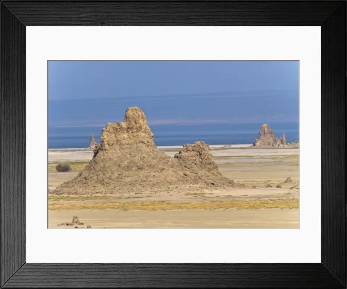 Framed Print : Lac Abbe (Lake Abhe Bad) with its chimneys, Republic of Djibouti, Africa Framed Print : Lac Abbe (Lake Abhe Bad) with its chimneys, Republic of Djibouti, Africa