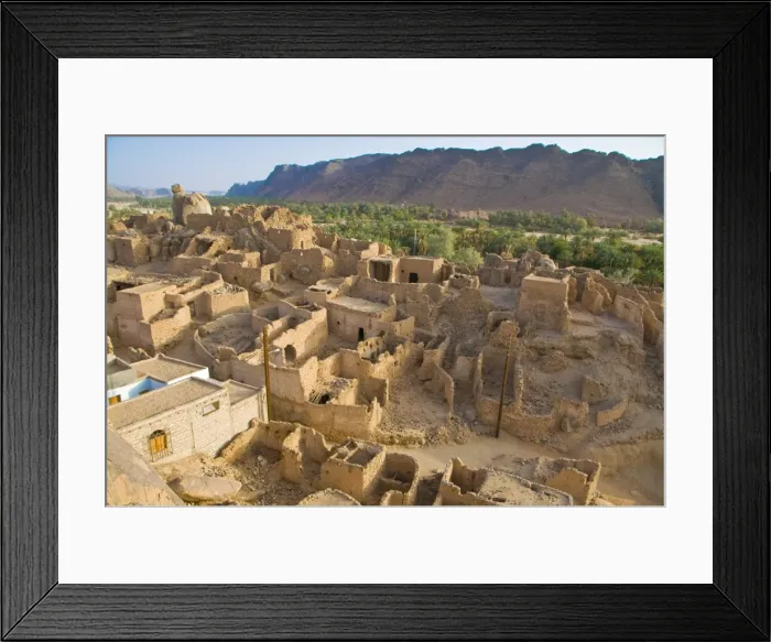 Framed Print : The old ruined town (ksour) of Djanet, Southern Algeria, North Africa, Africa Framed Print : The old ruined town (ksour) of Djanet, Southern Algeria, North Africa, Africa