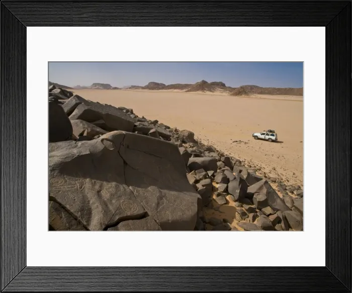 Framed Print : Old rock inscriptions in the Tassili n Ajjer, Sahara, Southern Algeria Framed Print : Old rock inscriptions in the Tassili n Ajjer, Sahara, Southern Algeria
