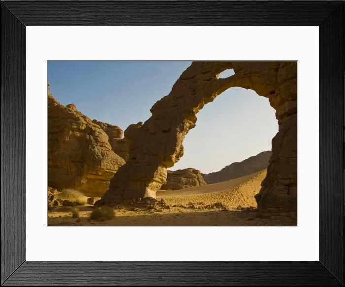 Framed Print : Giant Arch, Tikoubaouine, Southern Algeria, North Africa, Africa Framed Print : Giant Arch, Tikoubaouine, Southern Algeria, North Africa, Africa