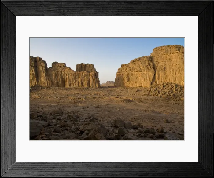 Framed Print : Wonderful rock formations in the Sahara Desert, Algeria, North Africa, Africa Framed Print : Wonderful rock formations in the Sahara Desert, Algeria, North Africa, Africa