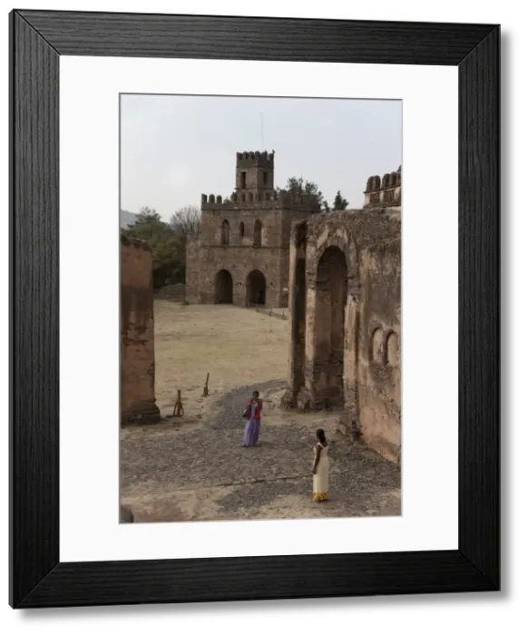 Framed Print : The Fasilides Castle, Gondar, Ethiopia, Africa Framed Print : The Fasilides Castle, Gondar, Ethiopia, Africa