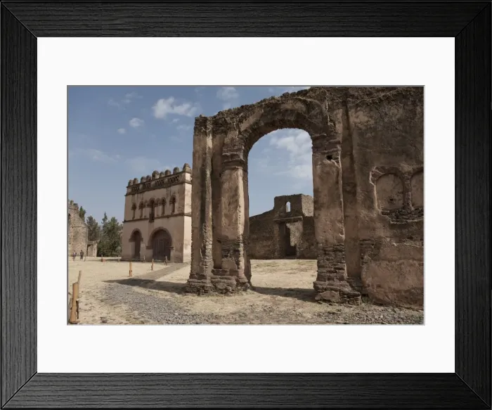 Framed Print : The Fasilides Castle, Gondar, Ethiopia, Africa Framed Print : The Fasilides Castle, Gondar, Ethiopia, Africa