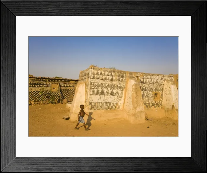 Framed Print : Tangassogo Village, near the border with Ghana, Burkina Faso, West Africa, Africa Framed Print : Tangassogo Village, near the border with Ghana, Burkina Faso, West Africa, Africa