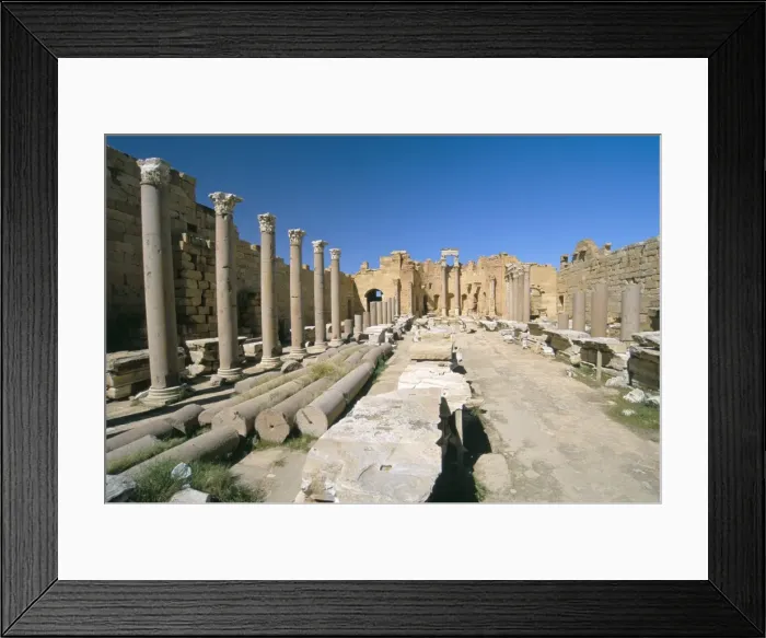 Framed Print : Severan Basilica, Leptis Magna, UNESCO World Heritage Site, Tripolitania Framed Print : Severan Basilica, Leptis Magna, UNESCO World Heritage Site, Tripolitania