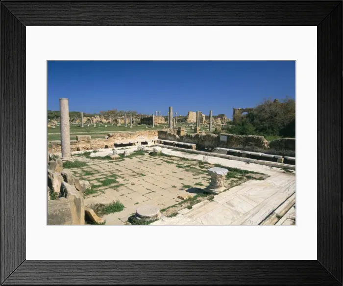Framed Print : Hadrians Bath, Leptis Magna, UNESCO World Heritage Site, Tripolitania Framed Print : Hadrians Bath, Leptis Magna, UNESCO World Heritage Site, Tripolitania
