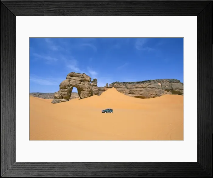 Framed Print : Afzgar Arch, Akakus, Sahara desert, Fezzan, Libya, North Africa, Africa Framed Print : Afzgar Arch, Akakus, Sahara desert, Fezzan, Libya, North Africa, Africa