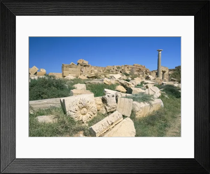 Framed Print : Leptis Magna, UNESCO World Heritage Site, Tripolitania, Libya, North Africa, Africa Framed Print : Leptis Magna, UNESCO World Heritage Site, Tripolitania, Libya, North Africa, Africa