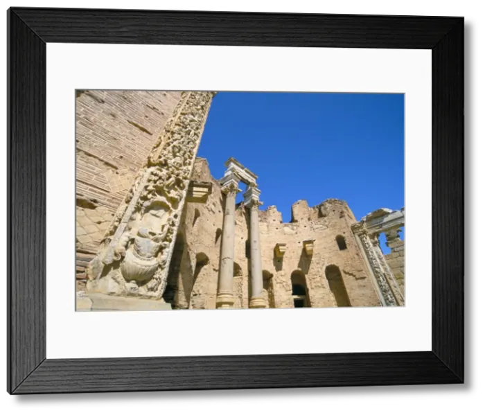 Framed Print : Severan Basilica, Leptis Magna, UNESCO World Heritage Site, Tripolitania Framed Print : Severan Basilica, Leptis Magna, UNESCO World Heritage Site, Tripolitania