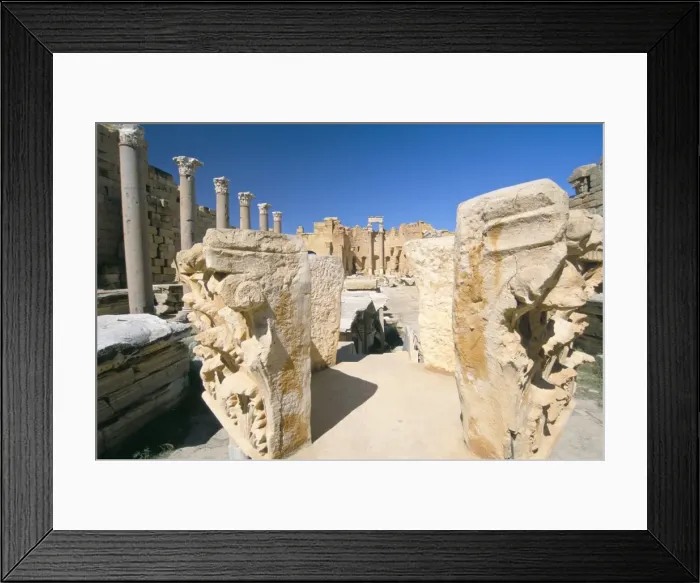 Framed Print : Severan Basilica, Leptis Magna, UNESCO World Heritage Site, Tripolitania Framed Print : Severan Basilica, Leptis Magna, UNESCO World Heritage Site, Tripolitania