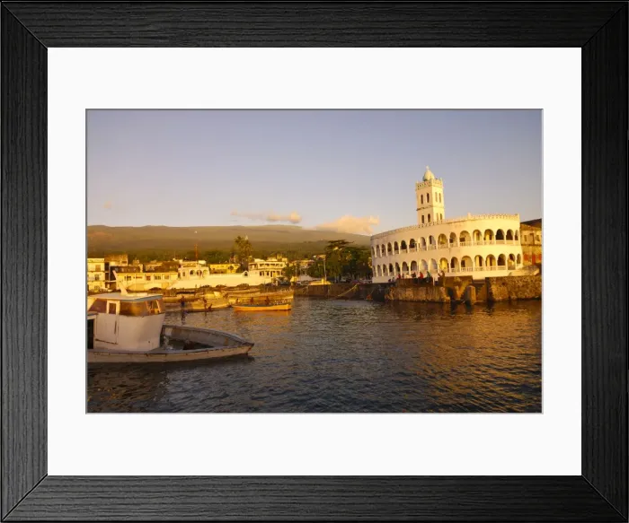 Framed Print : The old harbor of Moroni, Grand Comore, Comoros, Indian Ocean, Africa Framed Print : The old harbor of Moroni, Grand Comore, Comoros, Indian Ocean, Africa