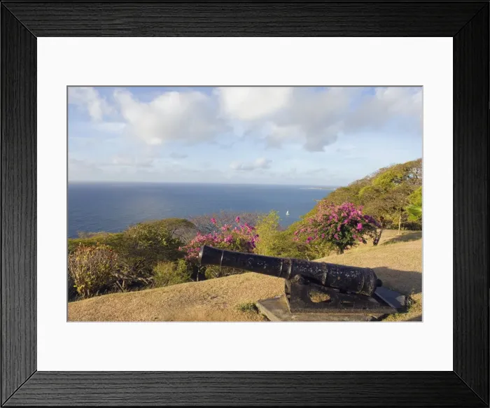 Framed Print : Cannon at Fort George, Scarborough, Tobago, Trinidad and Tobago, West Indies Framed Print : Cannon at Fort George, Scarborough, Tobago, Trinidad and Tobago, West Indies