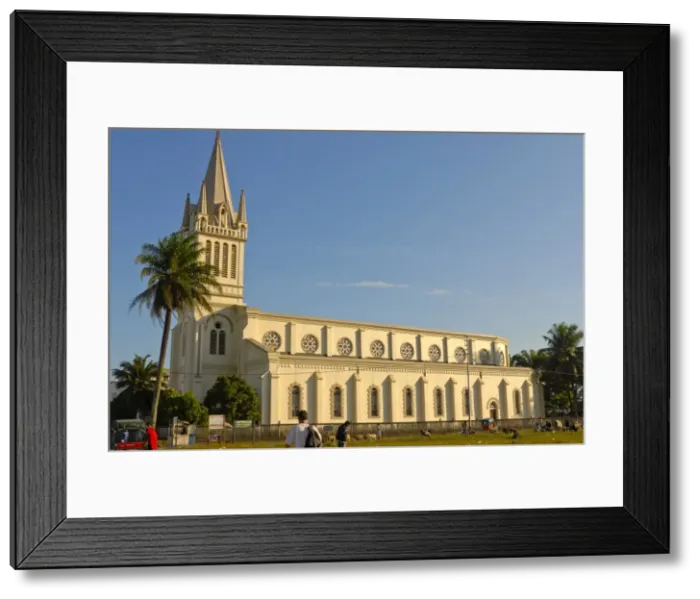 Framed Print : Old colonial church in Taomasina, Madagascar, Africa Framed Print : Old colonial church in Taomasina, Madagascar, Africa