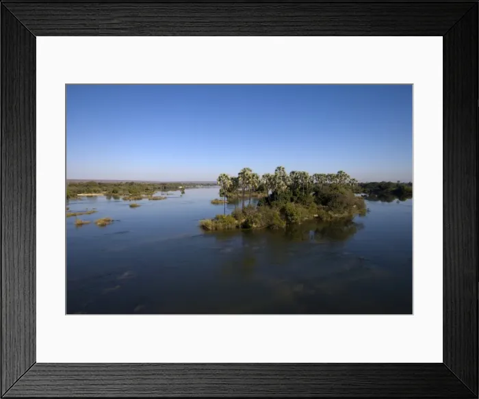 Framed Print : Zambesi River, Zambia, Africa Framed Print : Zambesi River, Zambia, Africa