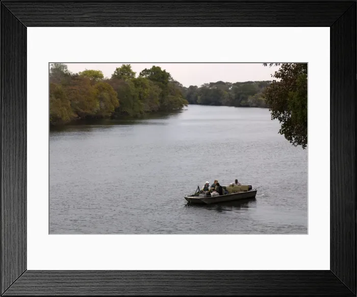 Framed Print : Lunga River, Kafue National Park, Zambia, Africa Framed Print : Lunga River, Kafue National Park, Zambia, Africa