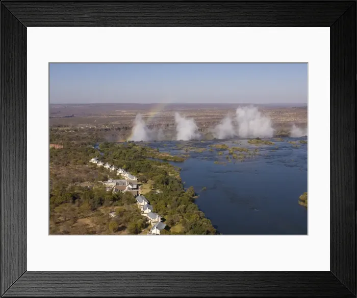 Framed Print : Victoria Falls, UNESCO World Heritage Site, Zambesi River, on the border of Zambia Framed Print : Victoria Falls, UNESCO World Heritage Site, Zambesi River, on the border of Zambia
