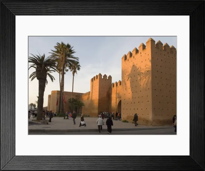 Framed Print : City walls surrounding the Medina, Rabat, Morocco, North Africa, Africa Framed Print : City walls surrounding the Medina, Rabat, Morocco, North Africa, Africa