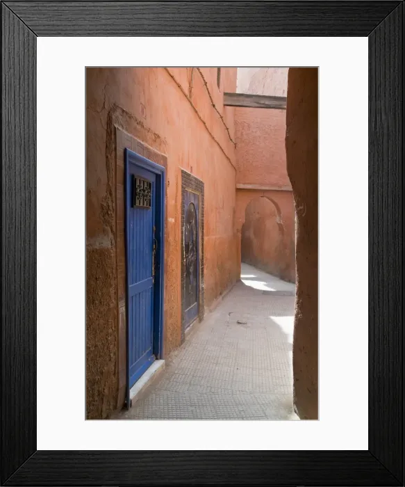 Framed Print : Street in the Souk in the Medina, UNESCO World Heritage Site, Marrakech Framed Print : Street in the Souk in the Medina, UNESCO World Heritage Site, Marrakech
