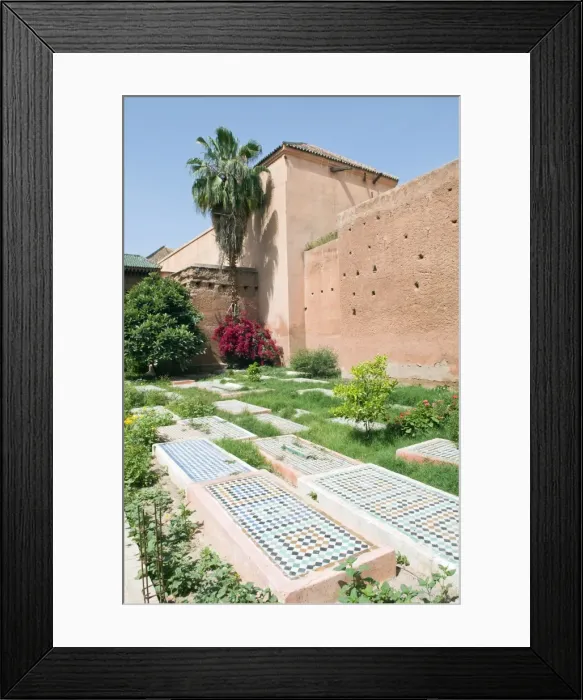 Framed Print : Saadian tombs, Marrakech, Morocco, North Africa, Africa Framed Print : Saadian tombs, Marrakech, Morocco, North Africa, Africa