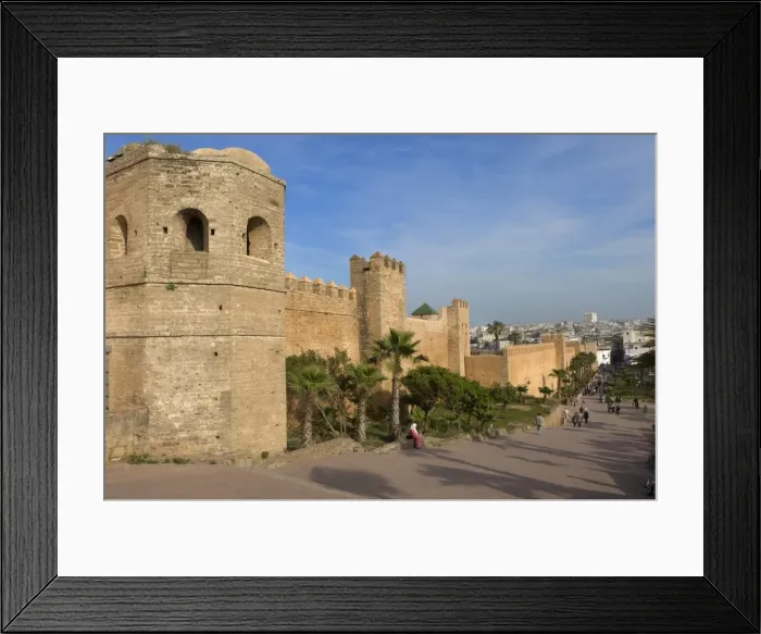 Framed Print : City walls of the Oudaia Kasbah, Rabat, Morocco, North Africa, Africa Framed Print : City walls of the Oudaia Kasbah, Rabat, Morocco, North Africa, Africa