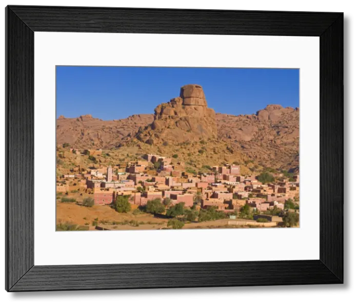 Framed Print : Small village near Tafraoute, Morocco, North Africa, Africa Framed Print : Small village near Tafraoute, Morocco, North Africa, Africa