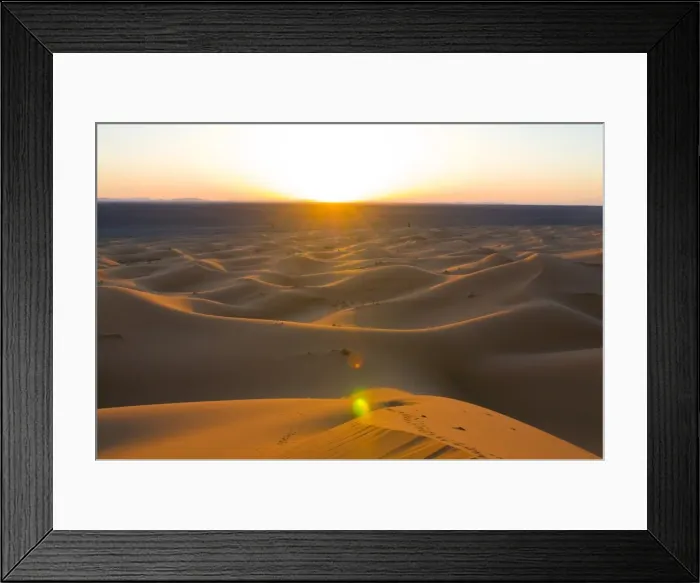 Framed Print : Sunset over sand dunes of Merzouga, Morocco, North Africa, Africa Framed Print : Sunset over sand dunes of Merzouga, Morocco, North Africa, Africa