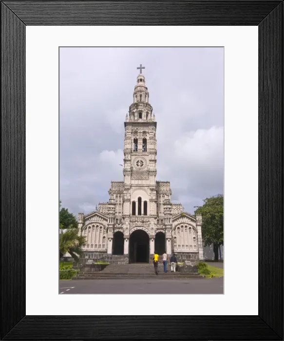 Framed Print : The church of Sainte Anne, La Reunion, Indian Ocean, Africa Framed Print : The church of Sainte Anne, La Reunion, Indian Ocean, Africa