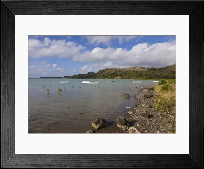 Framed Print : Bay on the island of Rodrigues, Mauritius, Indian Ocean, Africa Framed Print : Bay on the island of Rodrigues, Mauritius, Indian Ocean, Africa