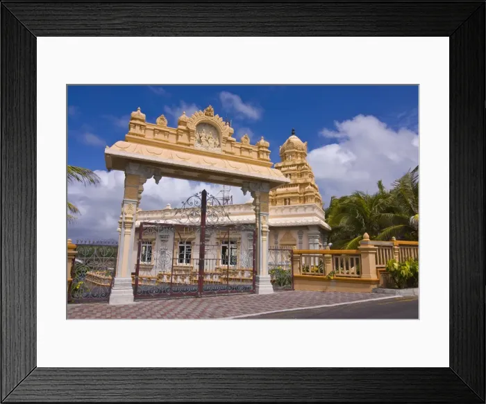 Framed Print : Hindu temple in northern Mauritius, Mauritius, Africa Framed Print : Hindu temple in northern Mauritius, Mauritius, Africa