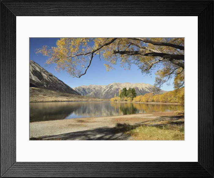 Framed Print : Lake Pearson, Canterbury high country, South Island, New Zealand, Pacific Framed Print : Lake Pearson, Canterbury high country, South Island, New Zealand, Pacific