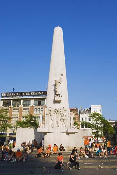 National Monument, Dam square, Amsterdam, Netherlands, Europe