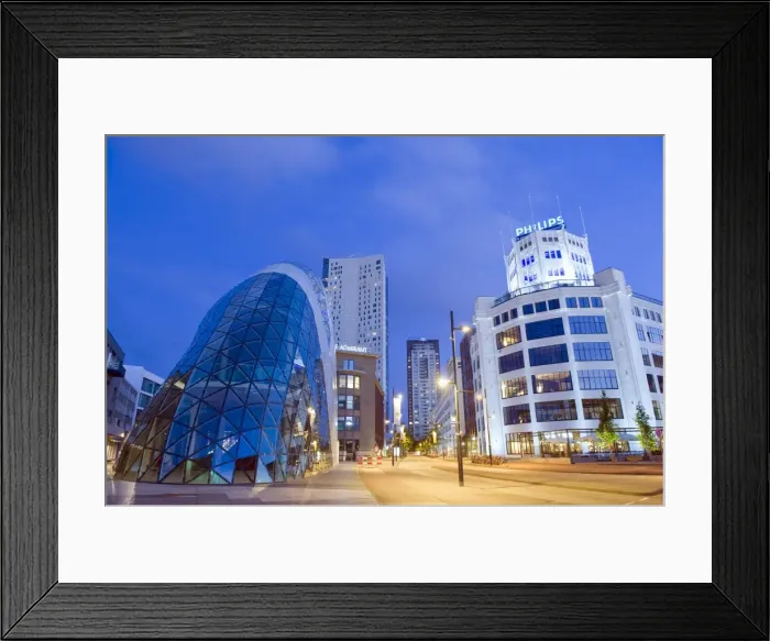 Framed Print : Modern architecture in 18 Septemberplein designed by The Italian architectural firm of Massimiliano Fuksas, Eindhoven Framed Print : Modern architecture in 18 Septemberplein designed by The Italian architectural firm of Massimiliano Fuksas, Eindhoven