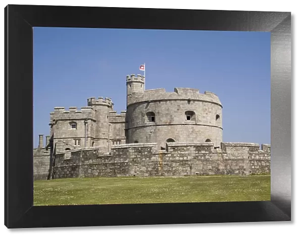 Henry VIIIs fort, Pendennis castle, Falmouth, Cornwall, England, United Kingdom