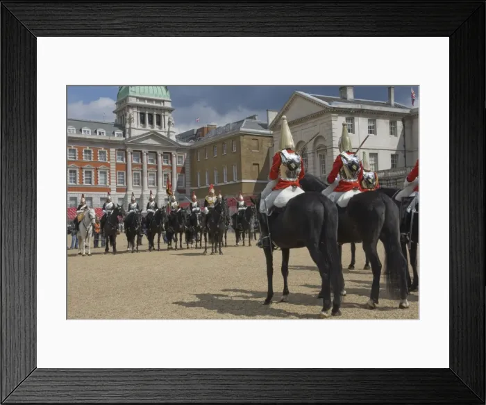 Framed Print : The Changing of the Guard, Horse Guards Parade, London, England, United Kingdom, Europe