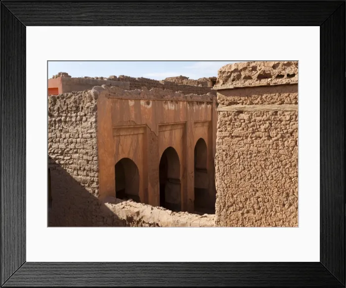 Framed Print : Traditional mud brick buildings, Figuig, province of Figuig, Oriental Region, Morocco, North Africa Framed Print : Traditional mud brick buildings, Figuig, province of Figuig, Oriental Region, Morocco, North Africa