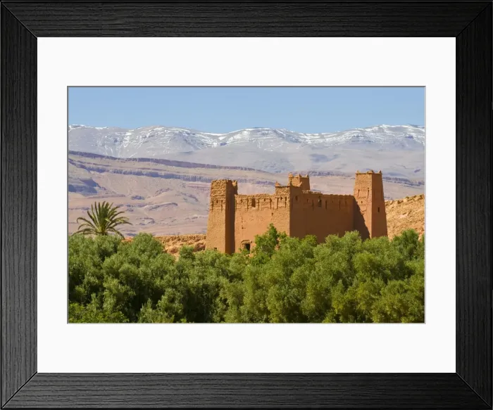 Framed Print : Old ksar in the Dades Gorge, Morocco, North Africa, Africa Framed Print : Old ksar in the Dades Gorge, Morocco, North Africa, Africa