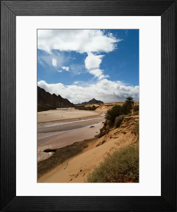 Framed Print : Saf Saf River, the border with Algeria, oasis of Figuig, province of Figuig Framed Print : Saf Saf River, the border with Algeria, oasis of Figuig, province of Figuig