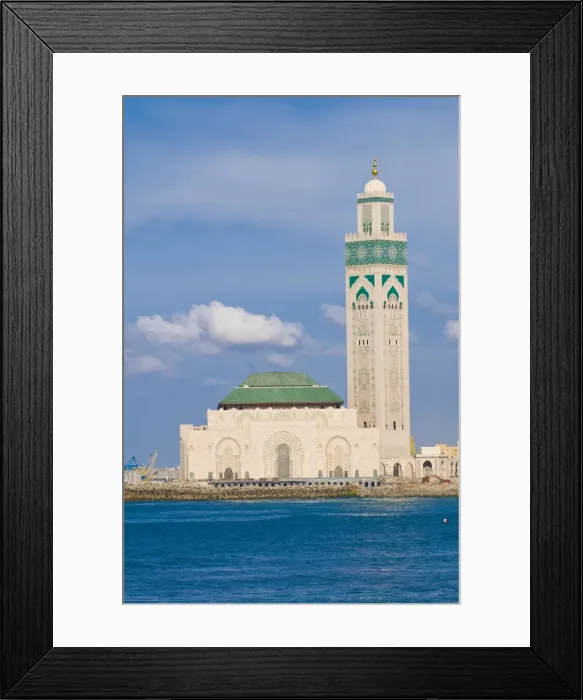 Framed Print : The Hassan II Mosque, largest mosque in Morocco, Casablanca, Morocco, North Africa Framed Print : The Hassan II Mosque, largest mosque in Morocco, Casablanca, Morocco, North Africa