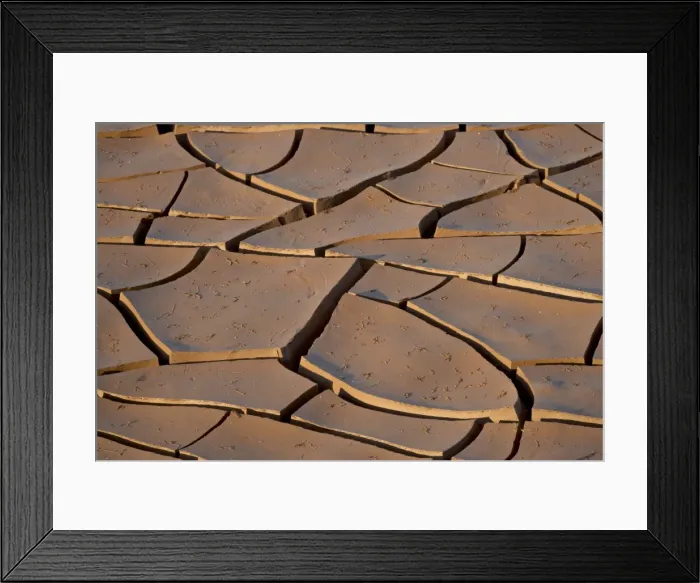 Framed Print : Mud cracks, Kruger National Park, South Africa, Africa Framed Print : Mud cracks, Kruger National Park, South Africa, Africa