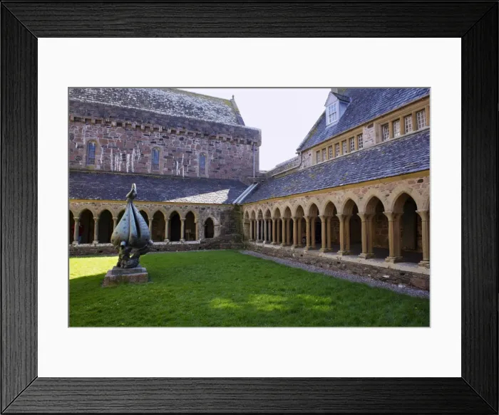 Framed Print : Cloisters, Iona Abbey, Isle of Iona, Scotland, United Kingdom, Europe Framed Print : Cloisters, Iona Abbey, Isle of Iona, Scotland, United Kingdom, Europe