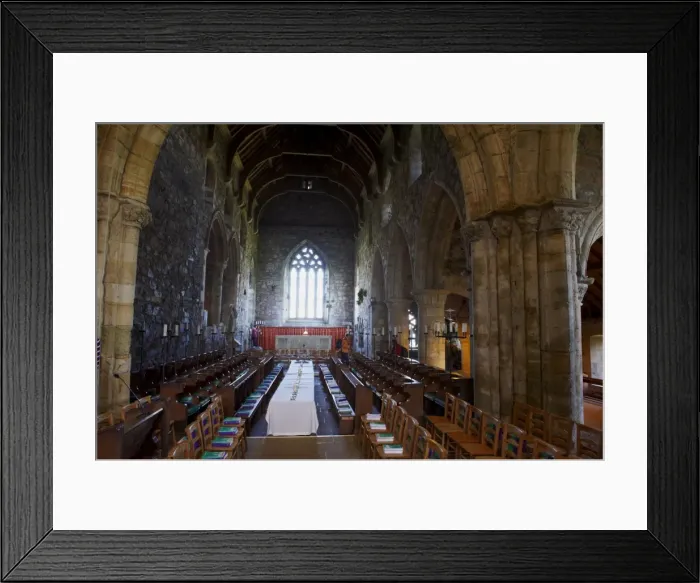 Framed Print : Iona Abbey, inside the church, Isle of Iona, Scotland, United Kingdom, Europe Framed Print : Iona Abbey, inside the church, Isle of Iona, Scotland, United Kingdom, Europe