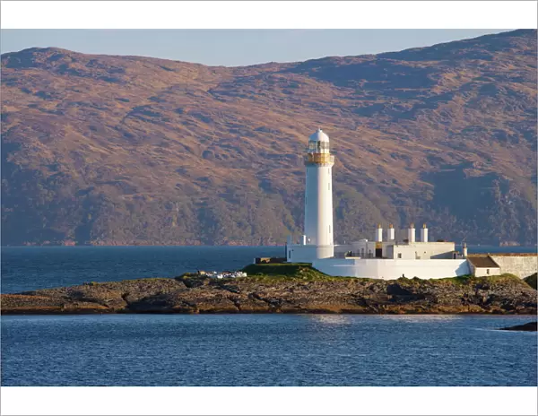 Lismore lighthouse from the Craignure-Oban ferry, Highlands, Scotland, United Kingdom