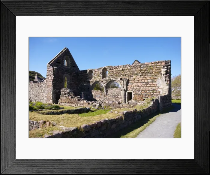 Framed Print : Iona Nunnery, nave arcades in the nunnery church, Iona, Inner Hebrides Framed Print : Iona Nunnery, nave arcades in the nunnery church, Iona, Inner Hebrides