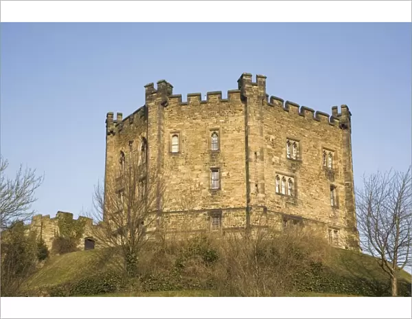 Durham Castle, a motte and bailey structure, UNESCO World Heritage Site